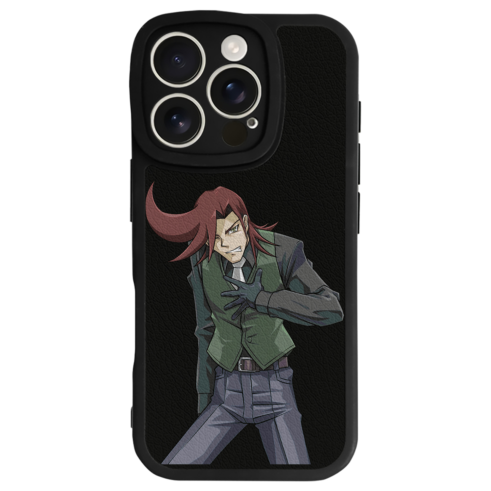 遊☆戯☆王 Yu-Gi-Oh! 【iPhone 16シリーズ対応】シリコンスマホケース（レザー調） 材質：シリコン
